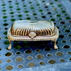 Vintage Silver Serveware Box